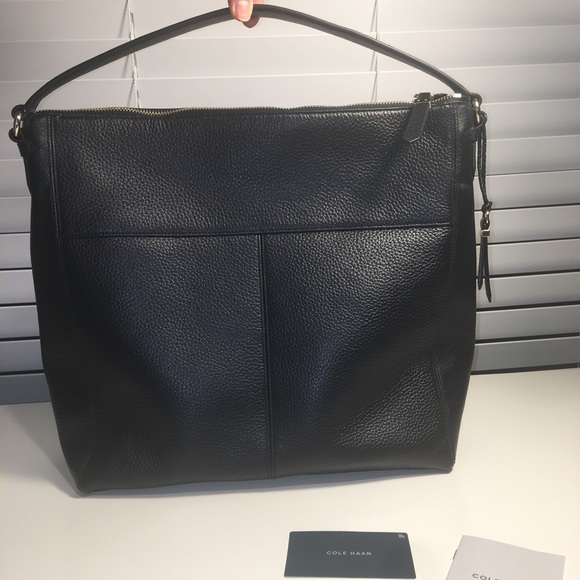 Cole Haan Black Leather Hobo - Picture 8 of 8